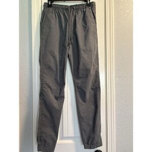 Hurley Joggers Mens Small Gray Athletic Sweatpants Drawstring Elastic Waist